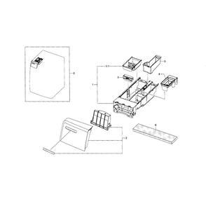 Drawer Diagram and Parts List for WF448AAE XAA-02 Samsung Washer