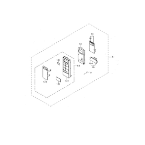 Part Location Diagram of 3501-001155 Samsung RELAY-MINIATURE;24VDC,20