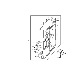 Heater Assembly Diagram and Parts List for DV407AEW XAA-01 Samsung Dryer