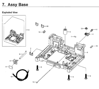 Base Diagram and Parts List for DW80J7550UG AA-0002 Samsung Dishwasher