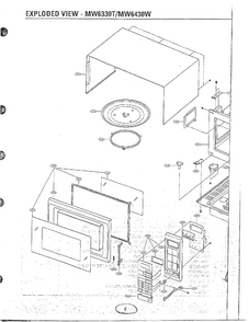 Microwave/pcb Parts Page 2 Diagram and Parts List for MW5330T XAA Samsung Microwave