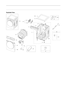 Part Location Diagram of DC97-22956M Samsung Module Frame Assembly (Front)