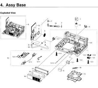 Part Location Diagram of DC29-00006C Samsung Filter Emi