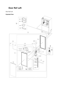 Part Location Diagram of DA97-21913B Samsung Guard Assembly (Lower)
