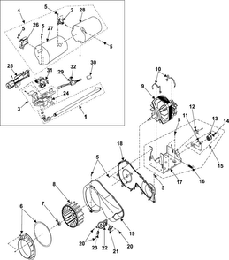 Part Location Diagram of DC96-00806A Samsung Assembly BRACKET BURNER;-,MD