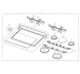 Part Location Diagram of D047-00023A Samsung Heater-radiant-single