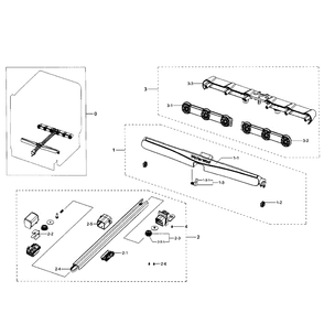 Motion Sensors Diagram and Parts List for DW80J7550US AA-01 Samsung Dishwasher