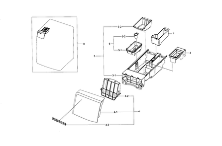 Part Location Diagram of DC97-16620M Samsung Assembly PANEL DRAWER;POTOMA