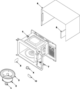 Part Location Diagram of DE66-90013A Samsung Door Lever