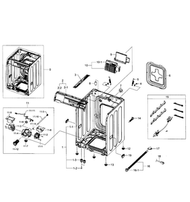 Part Location Diagram of 6002-000632 Samsung Tapping screw