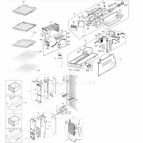 Part Location Diagram of DA62-00122A Samsung INSULATION DUCT-FRE,S