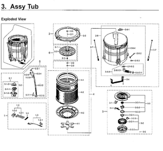 Part Location Diagram of DC97-16777A Samsung Assembly HOSE-CIRCULATION;OR