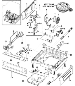 Base Assy Diagram and Parts List for DMR77LHW XAA-0000 Samsung Dishwasher