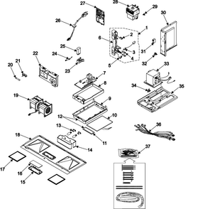Part Location Diagram of DE31-10178E Samsung USE SAM DE31-10178A