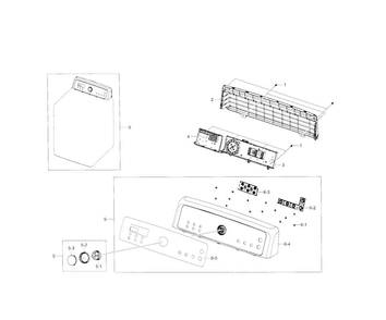 Part Location Diagram of DC90-07100A Samsung Panel