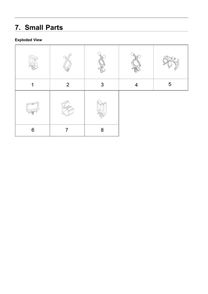 Small Parts Diagram and Parts List for DVG54R7600W A3-00 Samsung Dryer