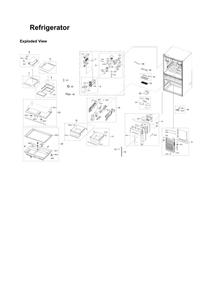 Refrigerator Parts Diagram and Parts List for RF28R7551DT AA-00 Samsung Refrigerator