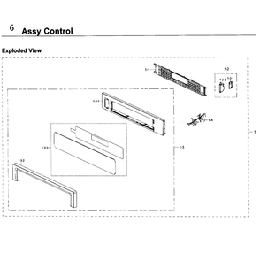 Control Diagram and Parts List for NV51K6650DG AA-0000 Samsung Wall Oven