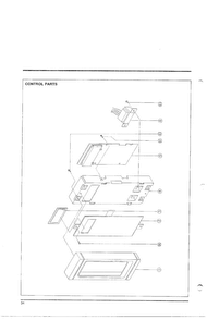 Complete Microwave Page 4 Diagram and Parts List for MW4530U XAA Samsung Microwave