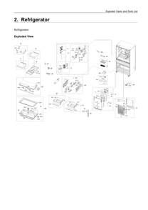 Refrigerator Parts Diagram and Parts List for RF24R7201SR AA-01 Samsung Refrigerator