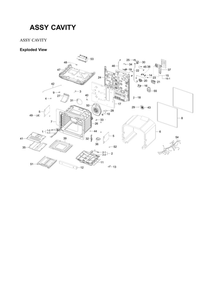 Part Location Diagram of DG94-03526B Samsung Assy cavity-coating