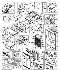 Part Location Diagram of DA41-00676G Samsung Lamp