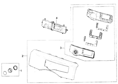 Control Panel Diagram and Parts List for DV220AEW XAA Samsung Dryer