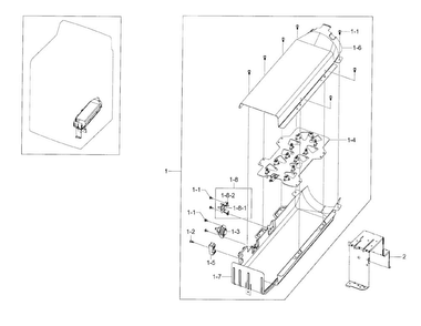 Duct Heater-electric Diagram and Parts List for DV45H7200EW A2-0000 Samsung Dryer