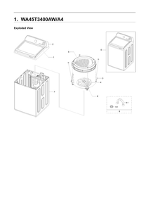 Part Location Diagram of DC90-28403A Samsung Frame Case Assembly