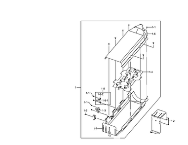 Heater Assy Diagram and Parts List for DV407AEW XAA-0002 Samsung Dryer