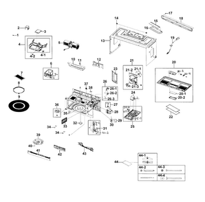 Part Location Diagram of DE96-00973A Samsung Assembly WIRE HARNESS-A;SMH1