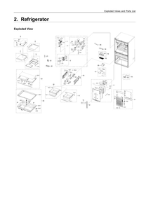 Refrigerator Parts Diagram and Parts List for RF28R7201DT AA-00 Samsung Refrigerator