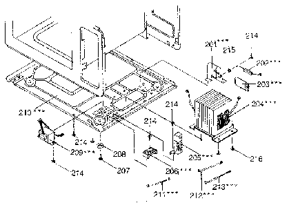 Base - Plate Diagram and Parts List for 4018996680  Kenmore Microwave