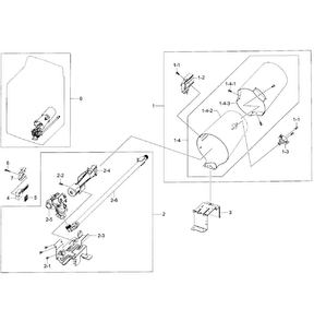Duct & Burner Diagram and Parts List for DV422GWHDWR AA-0000 Samsung Dryer