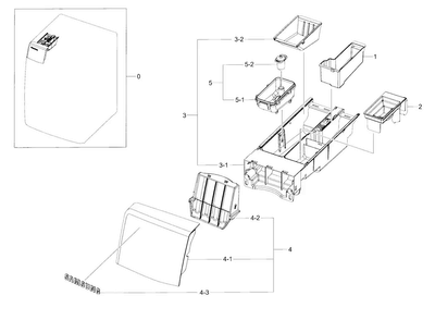 Drawer Diagram and Parts List for WF393BTPARA A2-0000 Samsung Washer