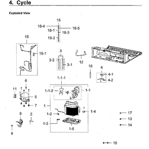 Compressor Diagram and Parts List for RF28M9580SR AA-0000 Samsung Refrigerator