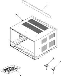 Outer Case Assembly Diagram and Parts List for AW069CB XAA Samsung Air Conditioner