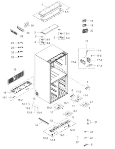 Part Location Diagram of DA96-01082A Samsung Assembly WIRE HARNESS-PCB DC