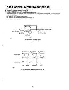 Touch Control Circuit Descriptions Page 3 Diagram and Parts List for MW5620T XAA Samsung Microwave