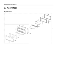 Part Location Diagram of DE96-01106A Samsung Assembly wire harness-display