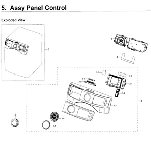 Part Location Diagram of DC64-03112C Samsung Inlay encoder