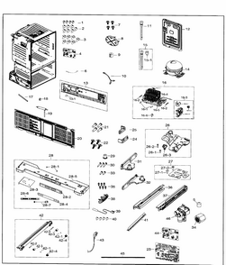 Part Location Diagram of DA64-02076M Samsung INLAY-DISPLAY;AW1-12,PC,
