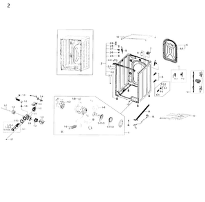 Part Location Diagram of DC63-00865A Samsung Filter Pump