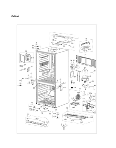 Part Location Diagram of DA96-01236A Samsung Wire Harness Assembly