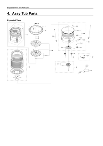 Part Location Diagram of DC97-21787A Samsung Pulsator Assembly