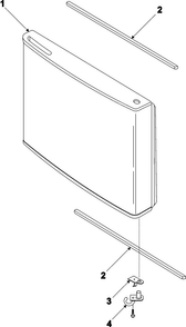 Freezer Door Diagram and Parts List for RB1944SL XAA Samsung Refrigerator