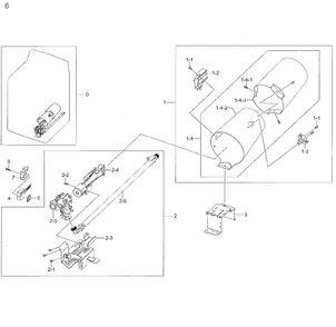 Duct Heater Diagram and Parts List for DV48H7400GP A2-0001 Samsung Dryer