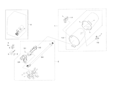 Duct & Burne Diagram and Parts List for DV45H6300GG A3-0000 Samsung Dryer