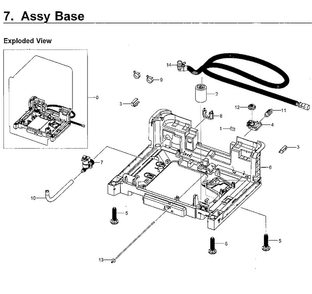 Part Location Diagram of DD67-00109B Samsung Hose-water