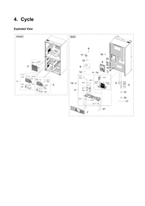 Cycle Parts Diagram and Parts List for RF23A9675MT AA-00 Samsung Refrigerator